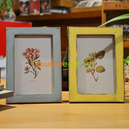 礼品订购怀旧木相框广告