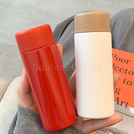 礼品订购磨砂便携迷你茶隔保温杯广告
