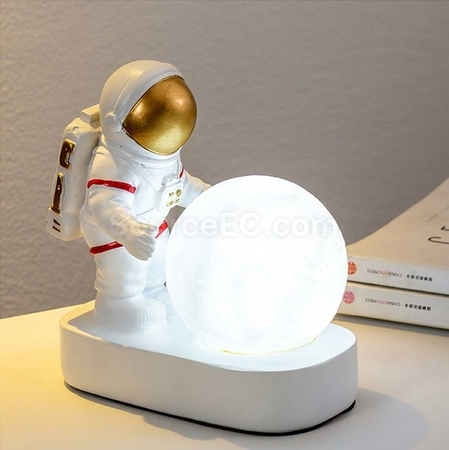 礼品订购太空人模型桌面创意小夜灯广告