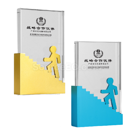 礼品订购步步高金属水晶座广告