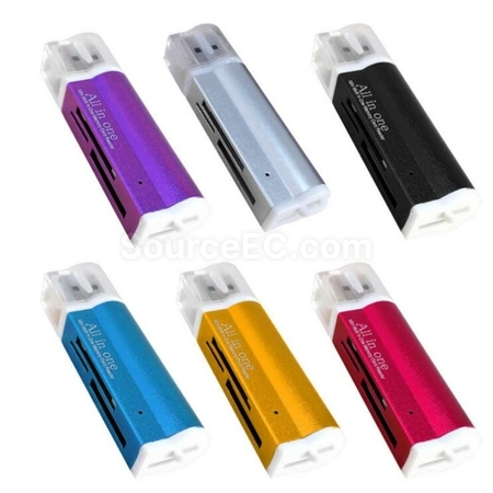 礼品订购铝合金读卡器USB2.0广告