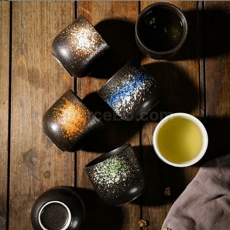 礼品订购日式复古小茶杯广告