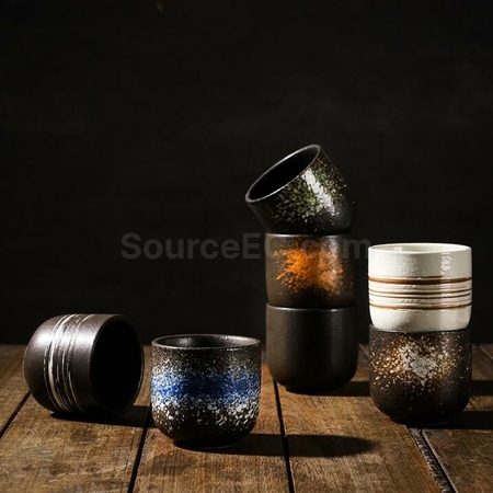 礼品订购日式复古小茶杯广告