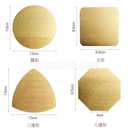 礼品订购不锈钢杯垫广告