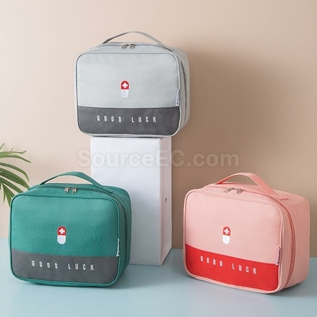 礼品订购多功能便携手提药品急救包广告