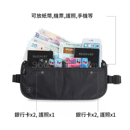 礼品订购斜跨RFID零钱证件收纳包广告
