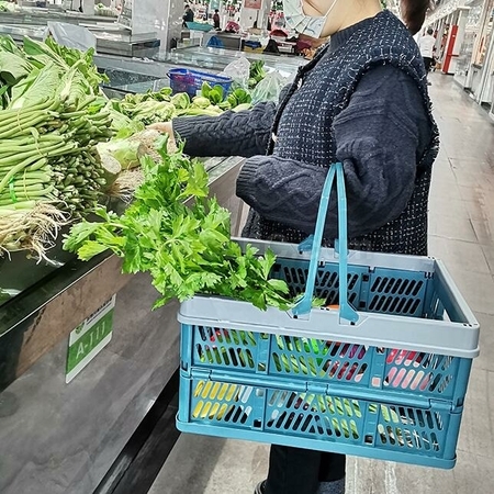 礼品订购折叠野餐购物篮广告