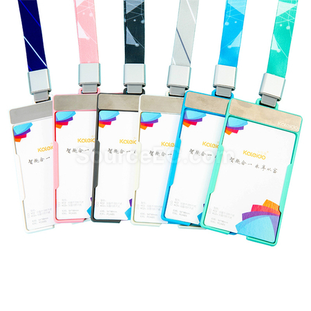 雙面防干擾鋁合金證件卡套