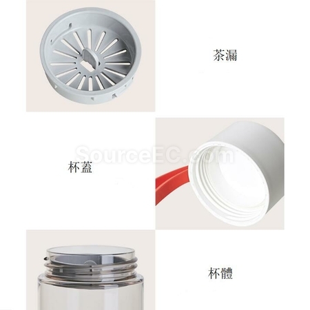 礼品订购Tritan便携大容量水杯广告
