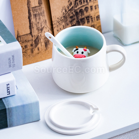 礼品订购3D立体陶瓷杯广告