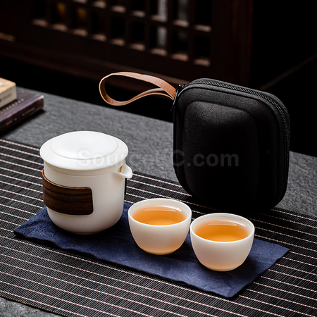 礼品订购便携旅行茶具套装广告