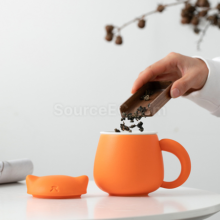 礼品订购创意陶瓷杯广告