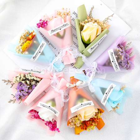 礼品订购迷你干花花束广告