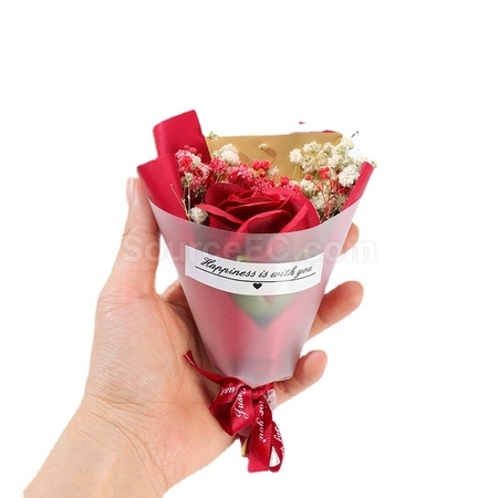 礼品订购迷你干花花束广告