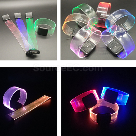 礼品订购LED磁吸发光手环广告