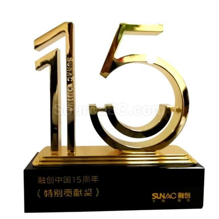 礼品订购金属黑水晶底座广告