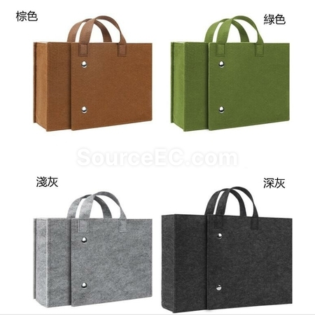 礼品订购毛毡折叠大容量收纳包广告
