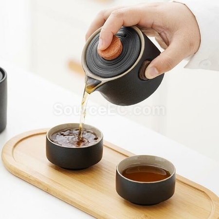 礼品订购茶具套装广告