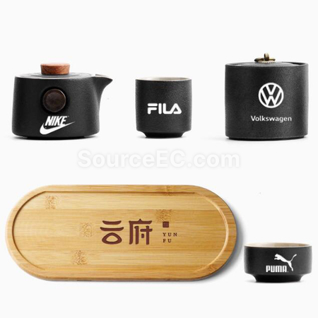 礼品订购茶具套装广告