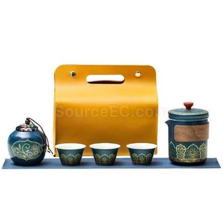 礼品订购茶具套装广告