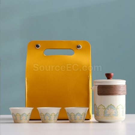 礼品订购茶具套装广告