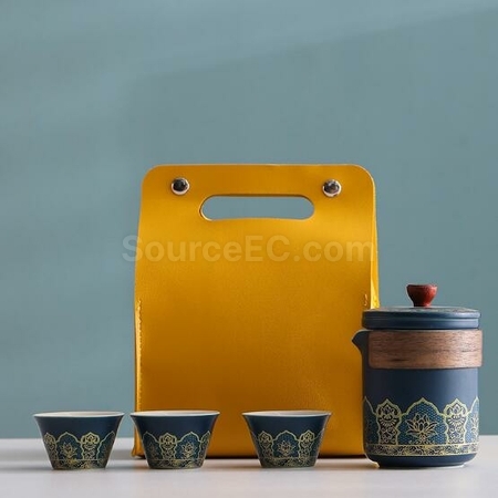 礼品订购茶具套装广告
