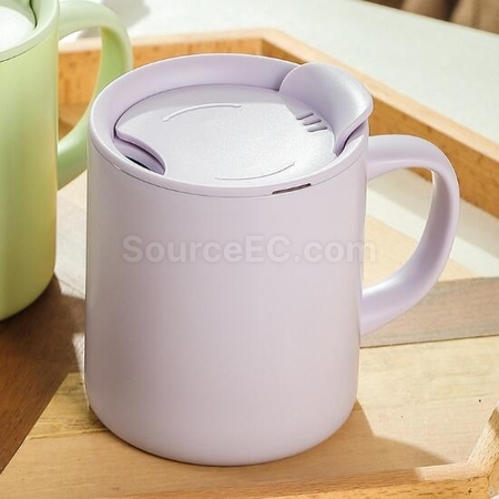 礼品订购380ML带手柄泡茶杯保温杯广告