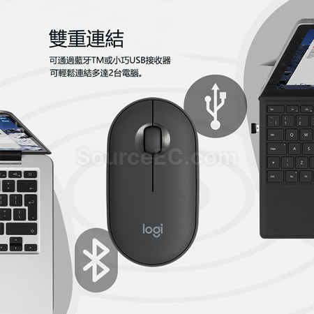 礼品订购罗技无线蓝牙静音鼠标广告