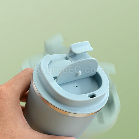 礼品订购陶瓷内胆咖啡杯广告