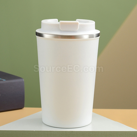 礼品订购陶瓷内胆咖啡杯广告