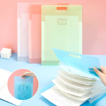 礼品订购6入风琴文件夾广告