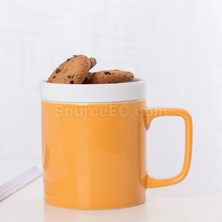 礼品订购马卡龙泡茶陶瓷杯广告