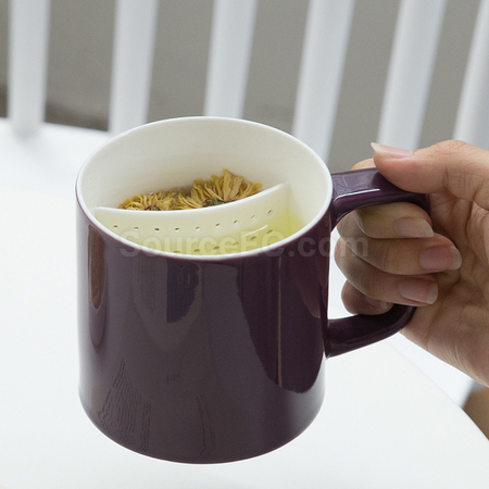 礼品订购马卡龙泡茶陶瓷杯广告