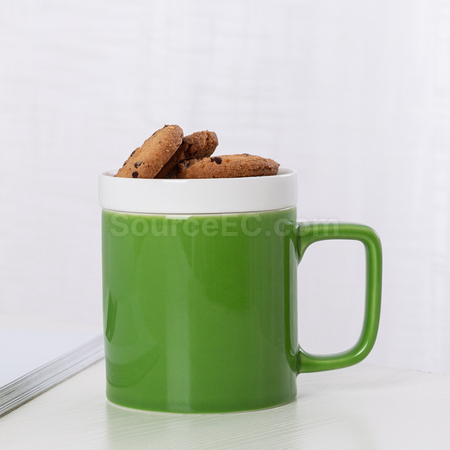 礼品订购马卡龙泡茶陶瓷杯广告
