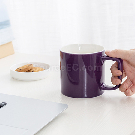 礼品订购马卡龙泡茶陶瓷杯广告