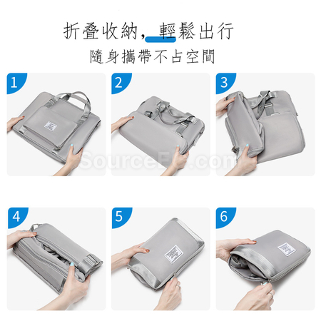 礼品订购两用折叠旅行包广告