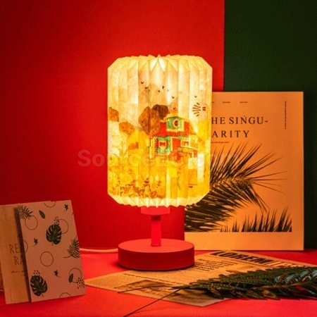 礼品订购杜邦纸折纸台灯 广告