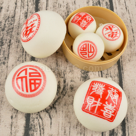礼品订购PU减压馒头广告