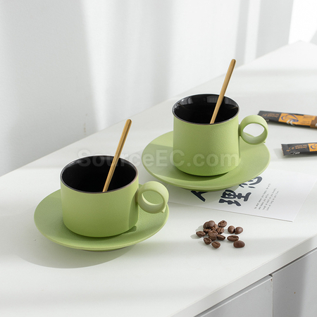 礼品订购咖啡杯碟套装广告