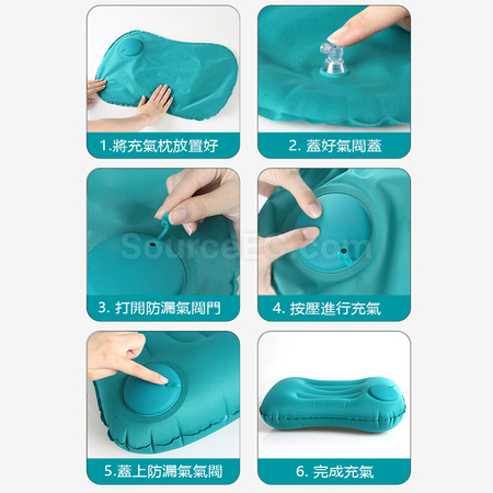 礼品订购按压充气枕头广告