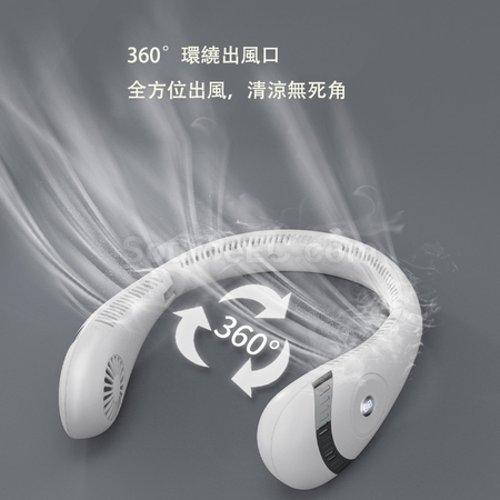 礼品订购无叶挂脖风扇广告