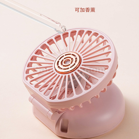 礼品订购挂脖迷你风扇广告