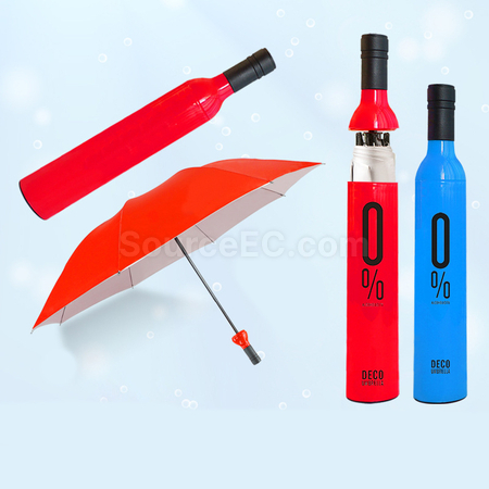 礼品订购酒瓶广告折叠伞广告