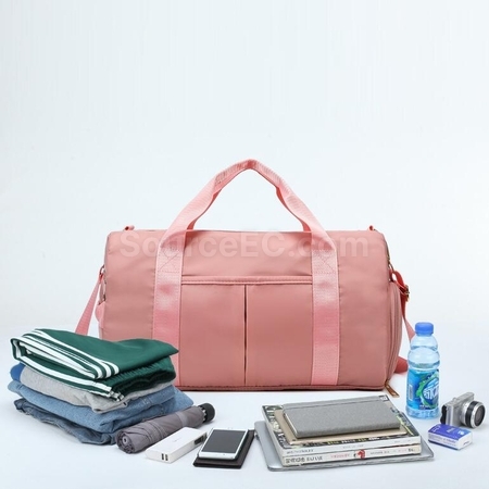 礼品订购干湿分离单肩斜跨旅行包广告