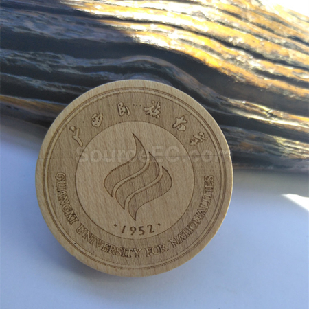 礼品订购环保木质U盘广告