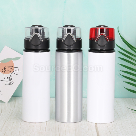 礼品订购弹盖铝水壶广告