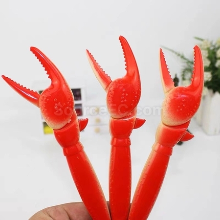 礼品订购螃蟹脚圆子笔广告