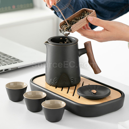礼品订购陶瓷泡茶杯广告