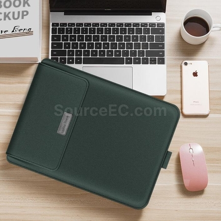 礼品订购PU折叠通用款超薄防水电脑支架內胆包广告