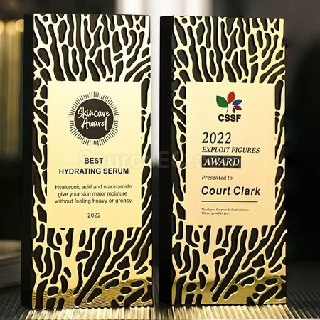 礼品订购木質金屬獎盃广告